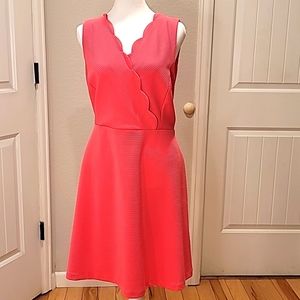 Pink sleevless dress size 12